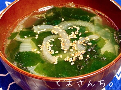 誰でも簡単☆基本のわかめスープ